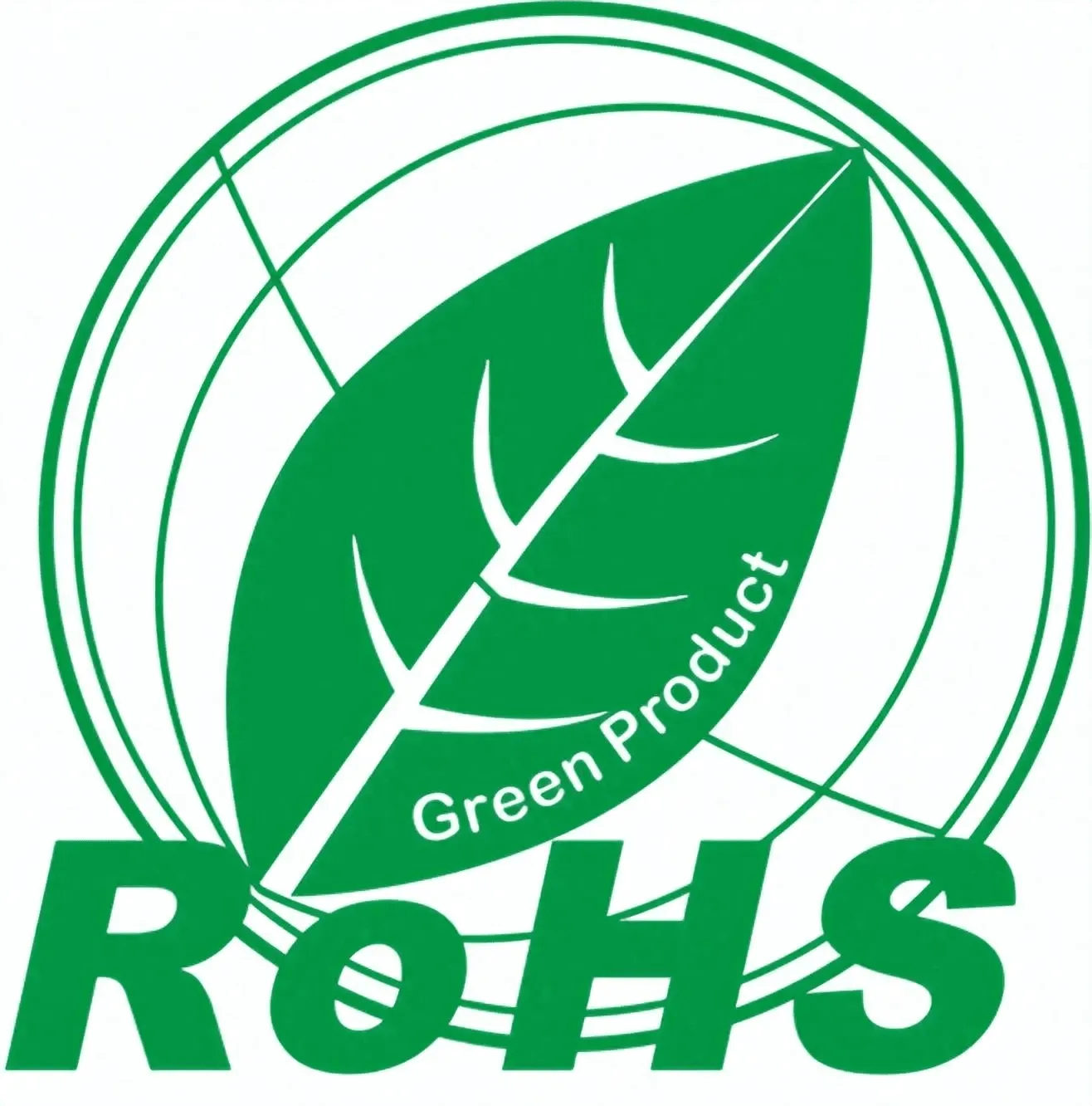Green leaf icon for RoHS documentation